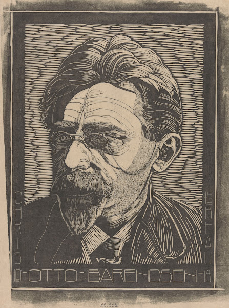 Portret van Otto Barendsen 1918