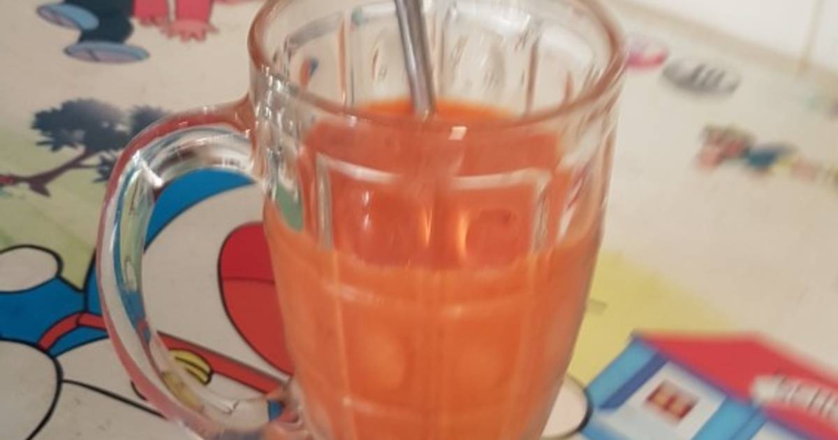 Sinh tố chuối gấc