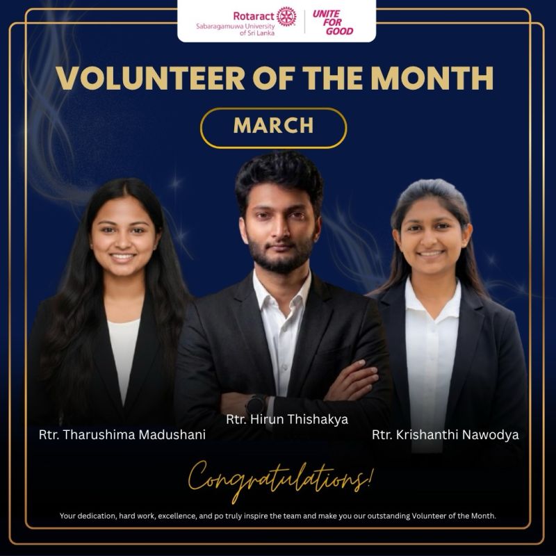 Volunteer of the Month