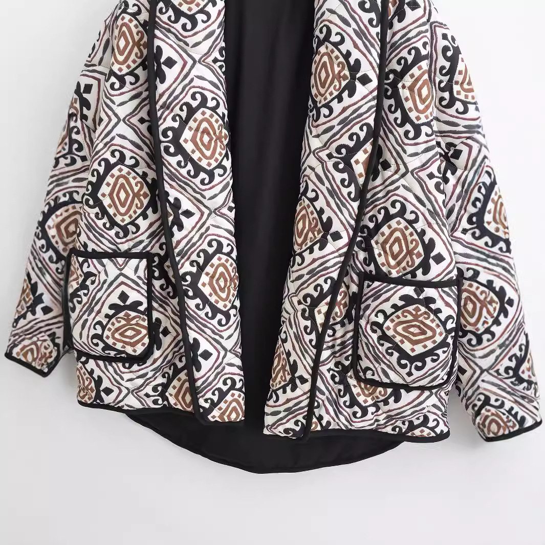 Modische Damen-Winterjacke im europäischen Stil