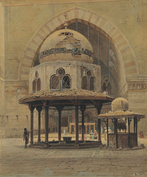 Mosque of Sultan Hassan Cairo 1878