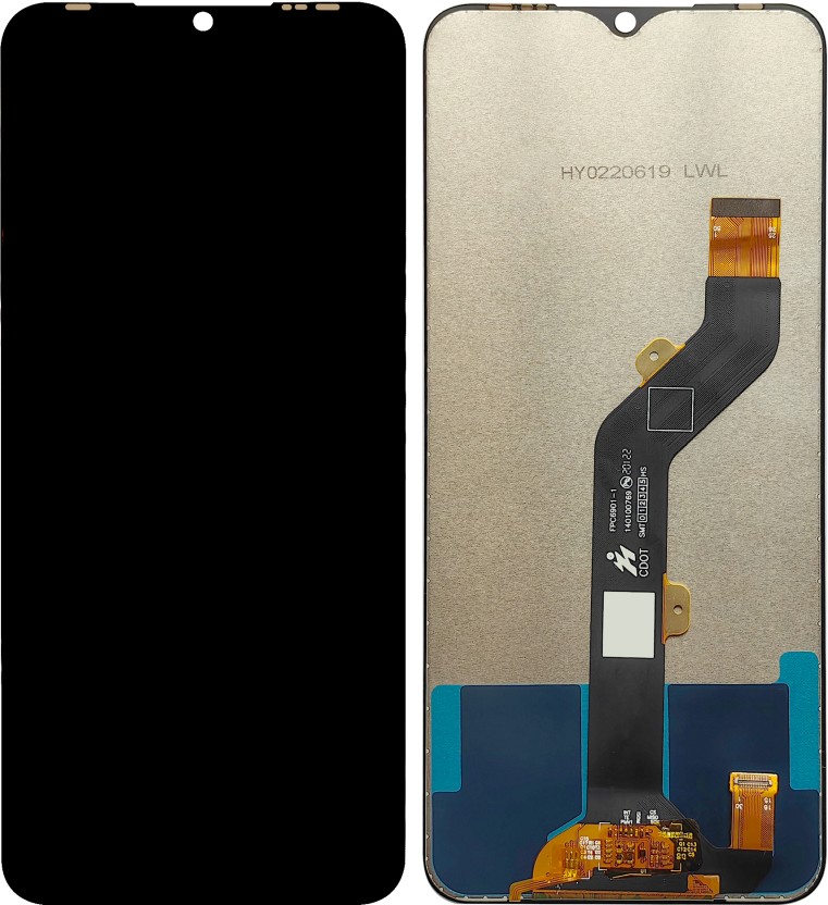 Tecno Spark Power 2 Air LC7/Spark Power 2 LC8/Spark 5 Air KD6/Spark 6 Air KE6 (With Touch Screen Digitizer, Black) 