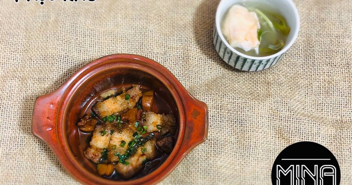 Thịt ba rọi heo kho -ăn dặm