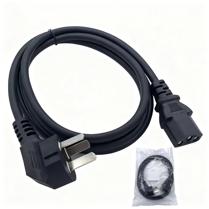 3-pin power cable, PVC sheath, 1.5 m