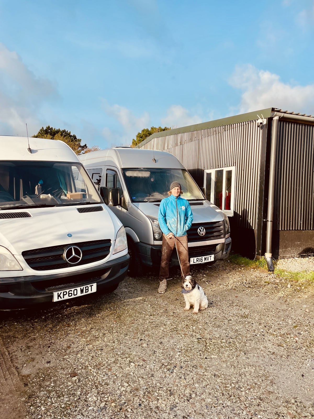 Dan working in Cornwall workshop