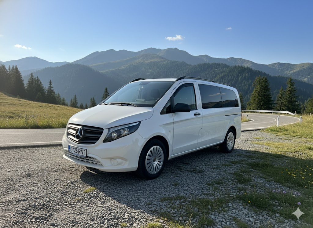 Închiriere van 8 locuri București - Transfer aeroport Otopeni - Transport grup