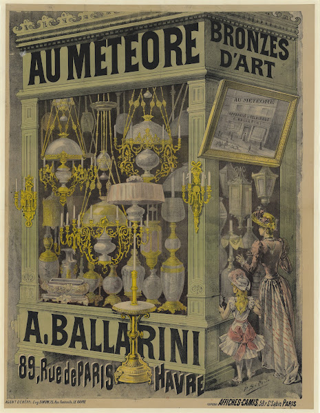 Au Météore bronzes dart A Ballarini 89 rue de Paris le Havre 1892