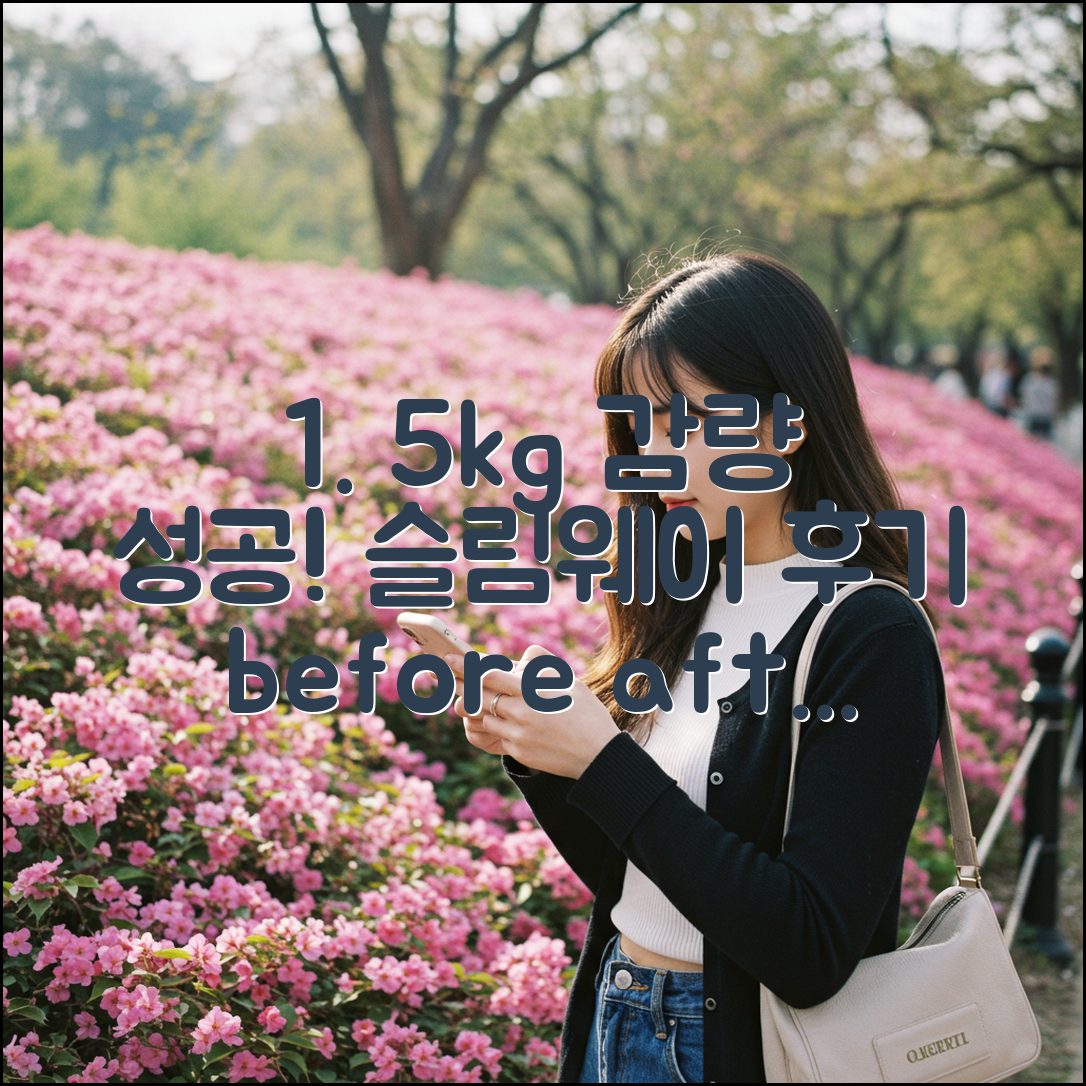 슬림웨이 5kg 감량 성공 후기