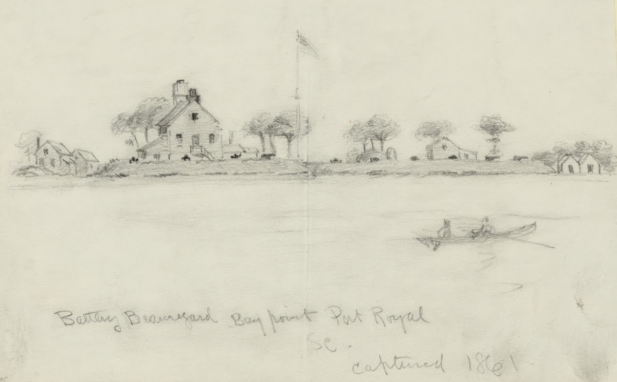 Battery Beauregard Bay Point Port Royal SC 1861