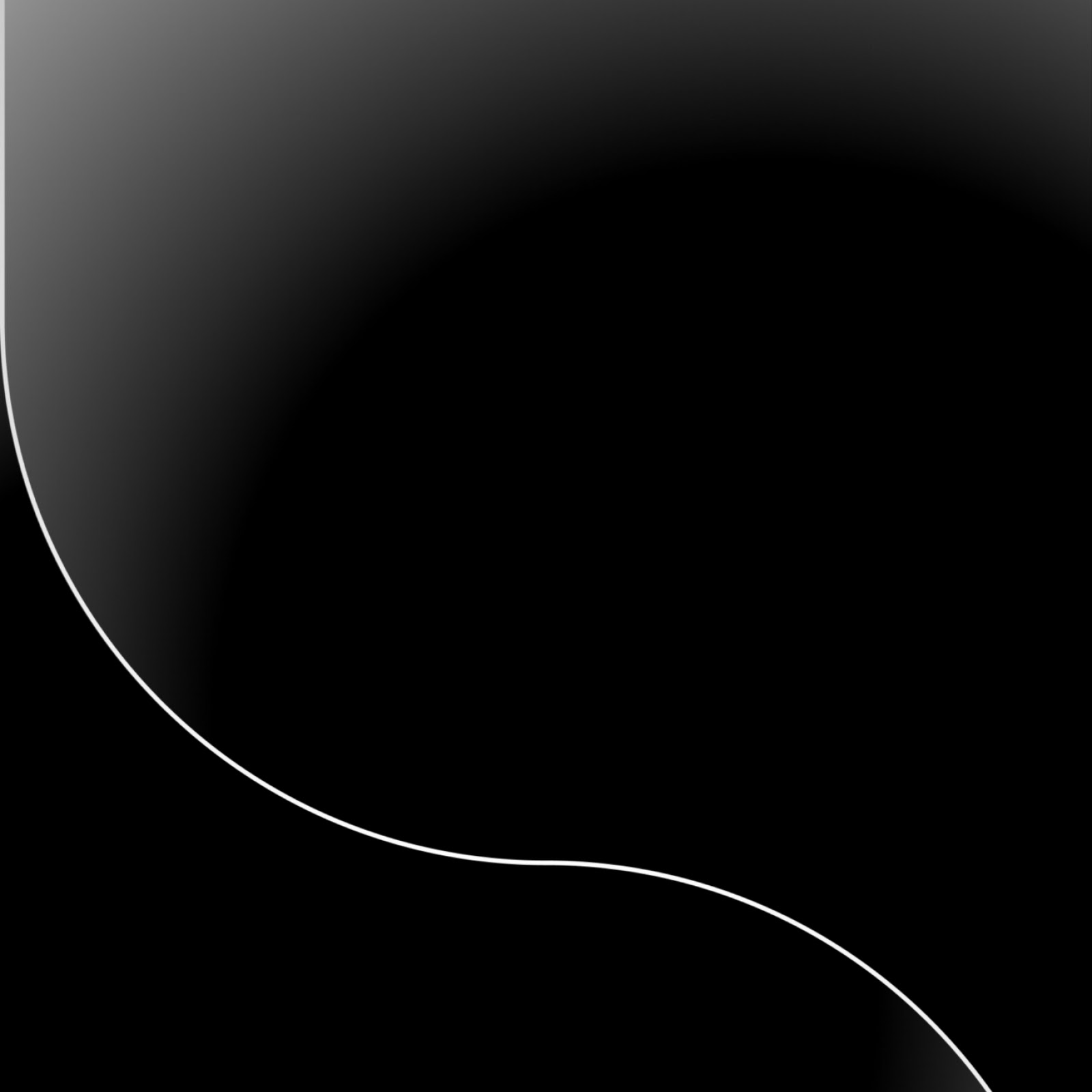 Download Monochrome Curved Abstract Wave 2K iPhone