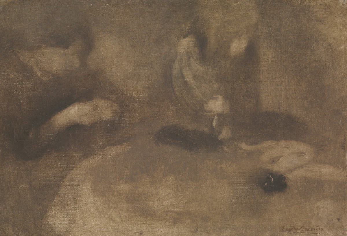 Women Sewing at a Table ca 189496