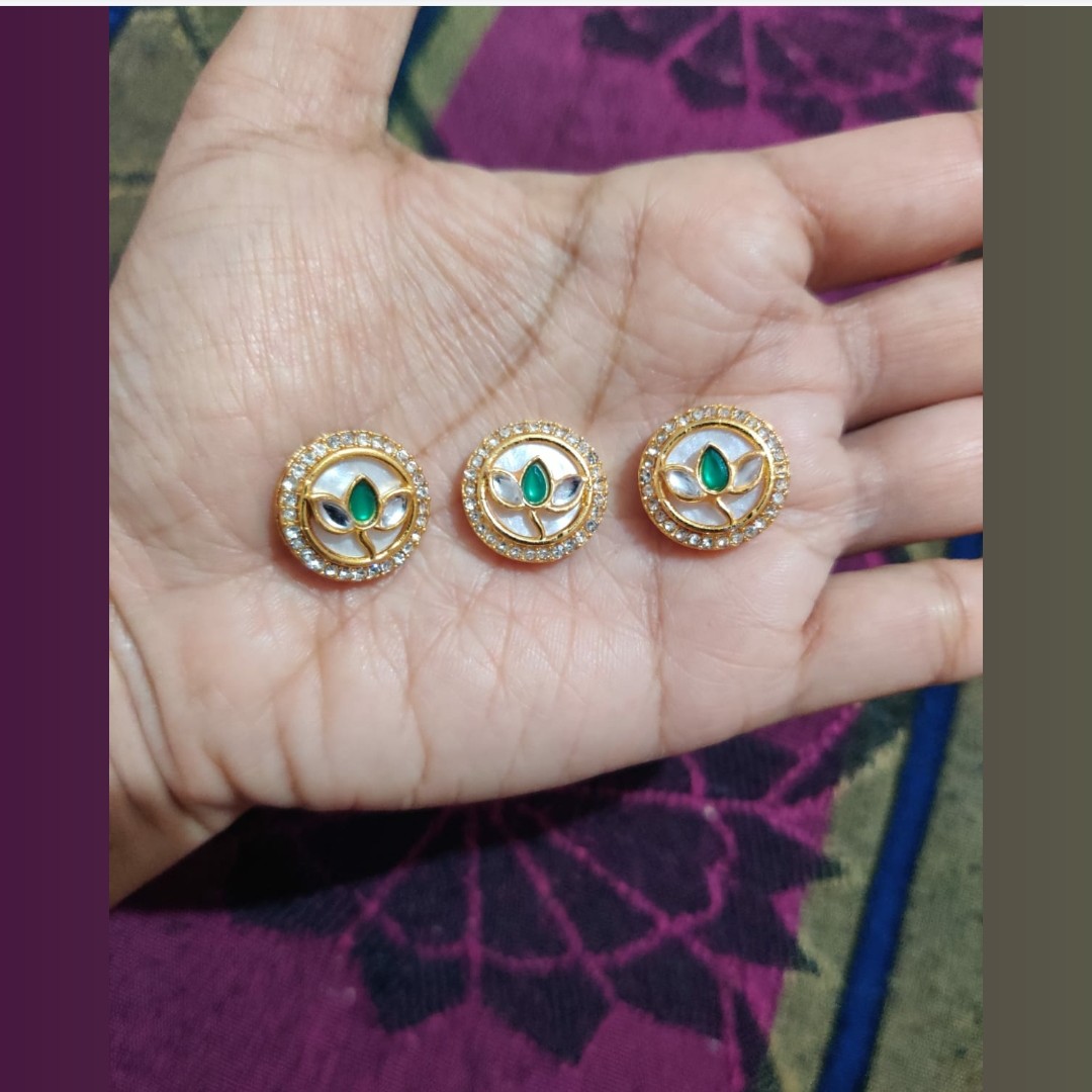 R44-Round Green (Pack Of 3)