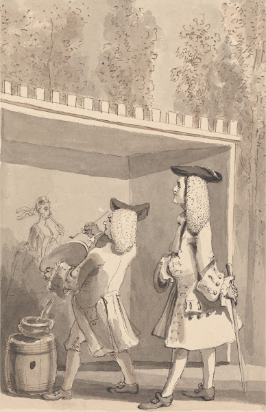 Hogarth Painting in Vauxhall Gardens in the Presence of Jonathan Tyers 1817