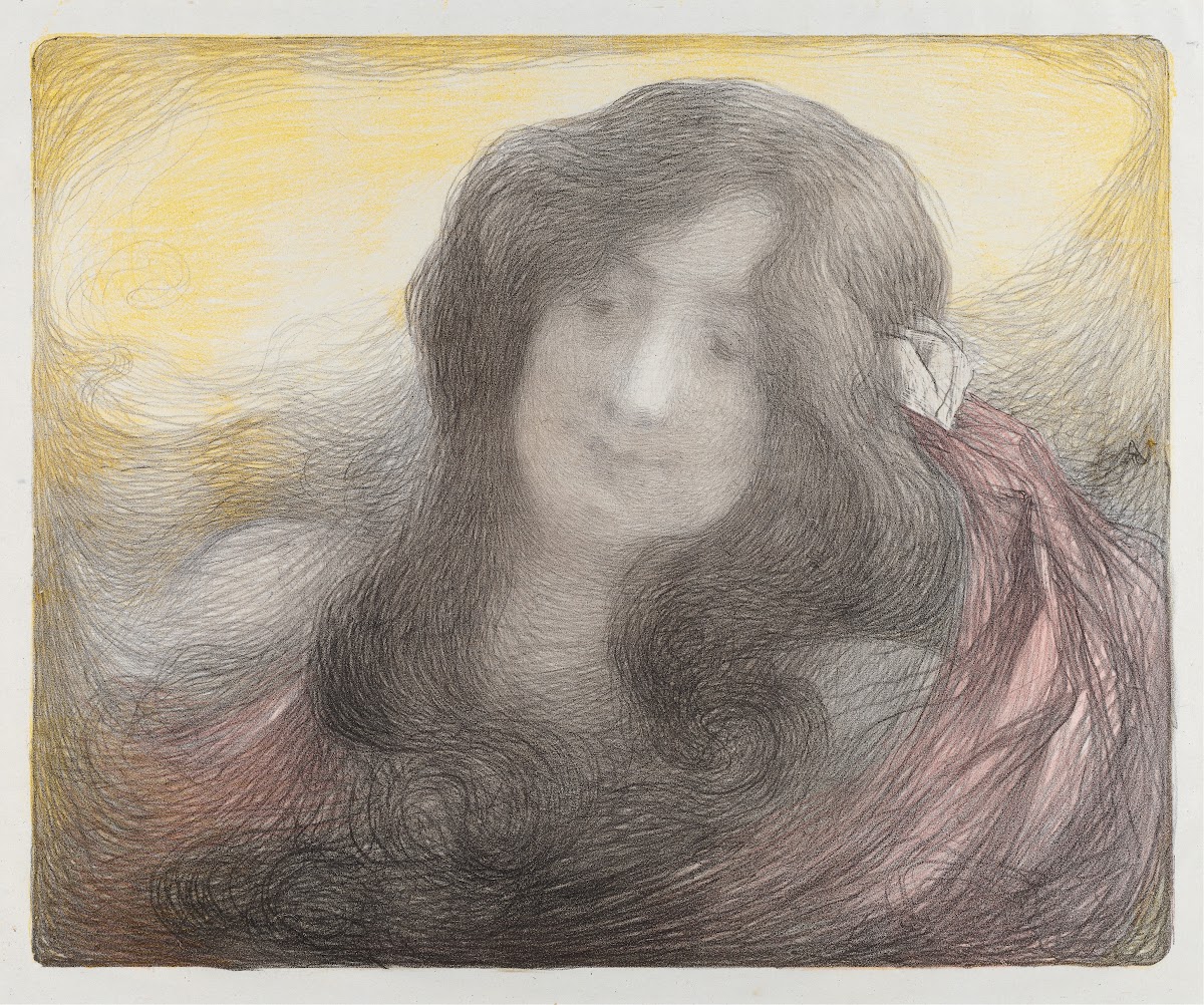Girl with Long Hair c 1898