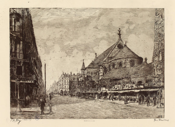 Rue Réaumur  Abside de Saint Martin des Champs 19th Century