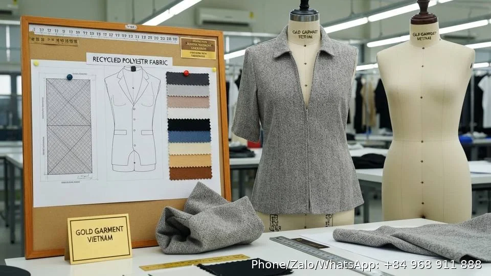 Recycled Polyester Fabric - Gold Garment Vietnam