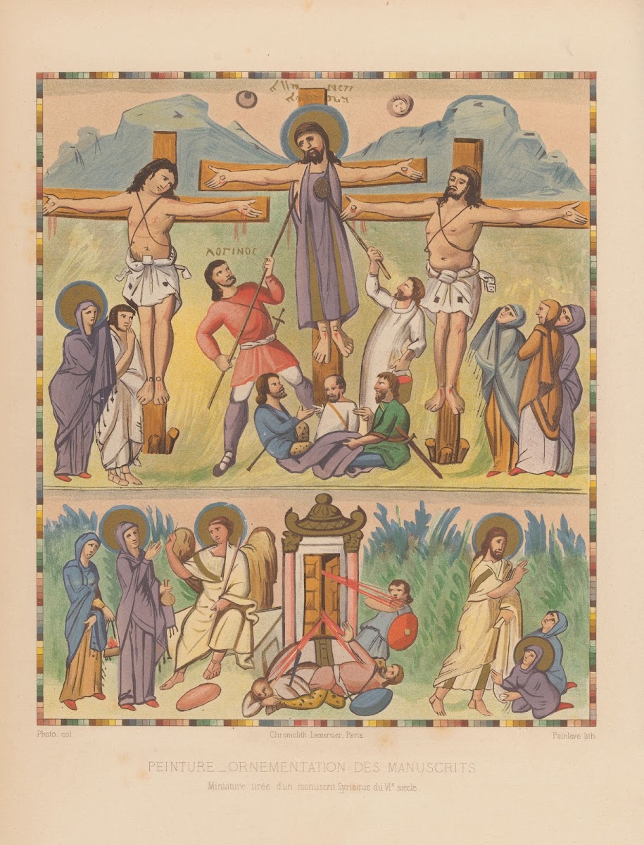 Miniature tirée dun manuscrit Syriaque du VIe siècle 1859 1864