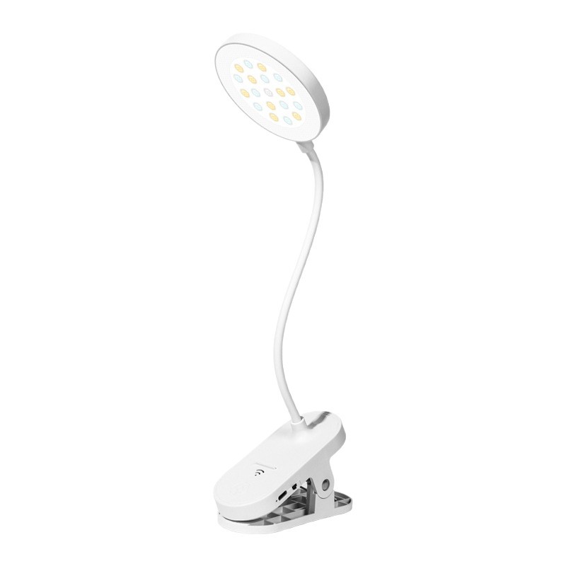 LED-Klemmleuchte, dimmbar, für Schreibtisch und Bett