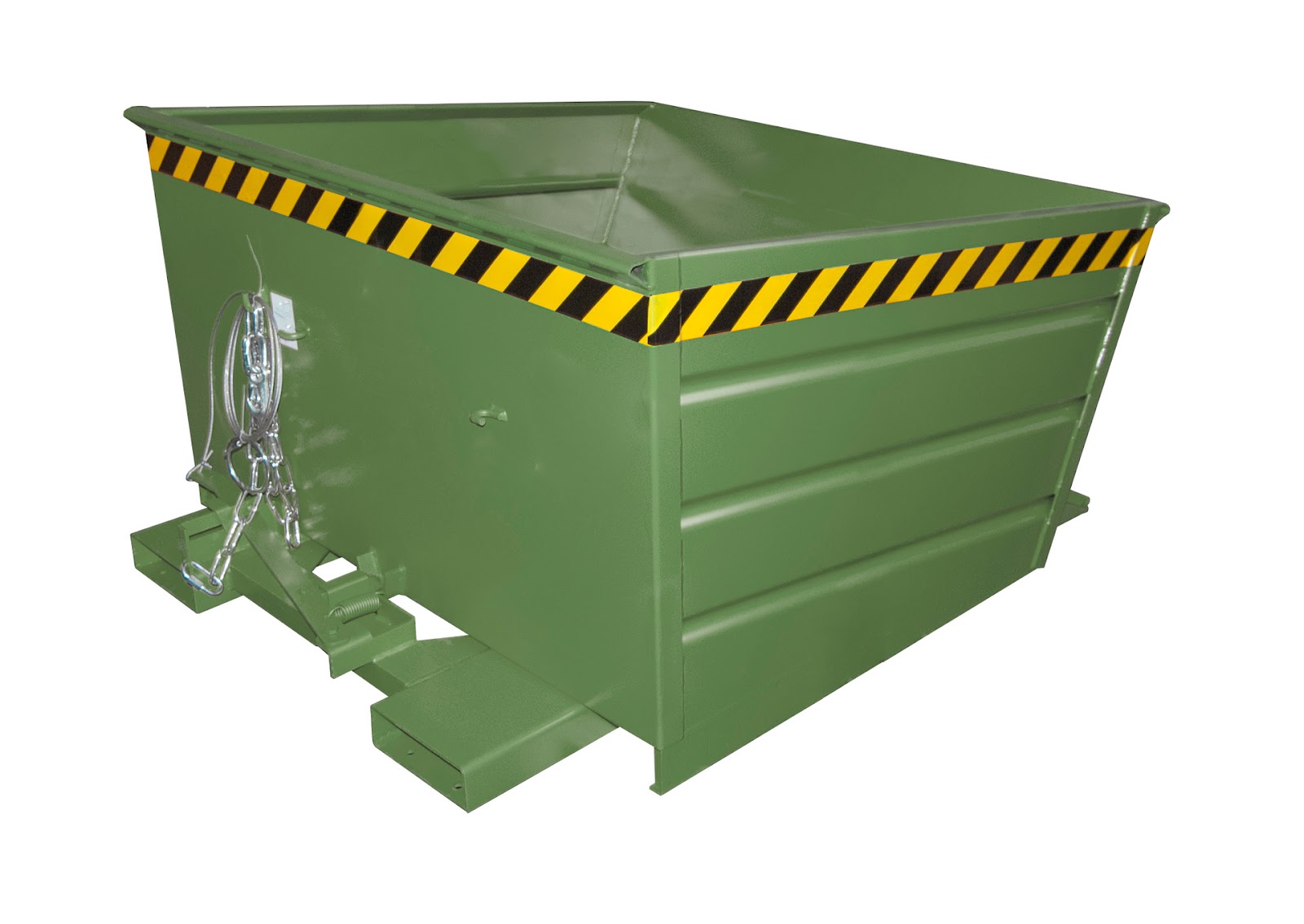 Kiepcontainer VD 800, gelakt, Resedagroen