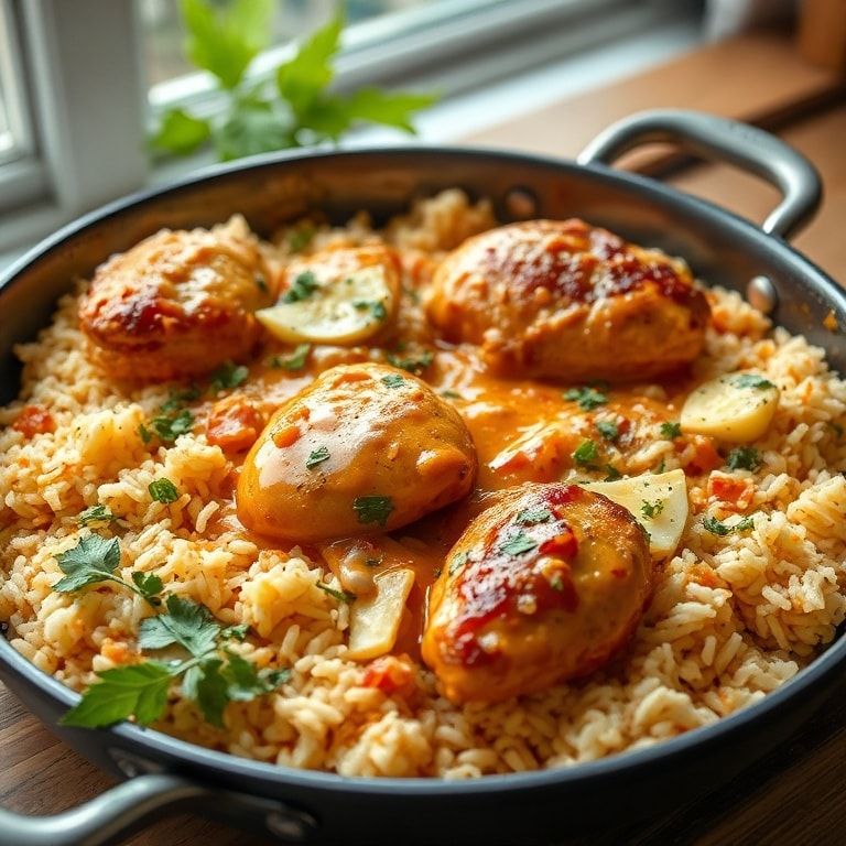 One-Pan Caribbean Chicken and Rice Dinner Recipe: Easy, Flavorful 30-Minute Meal