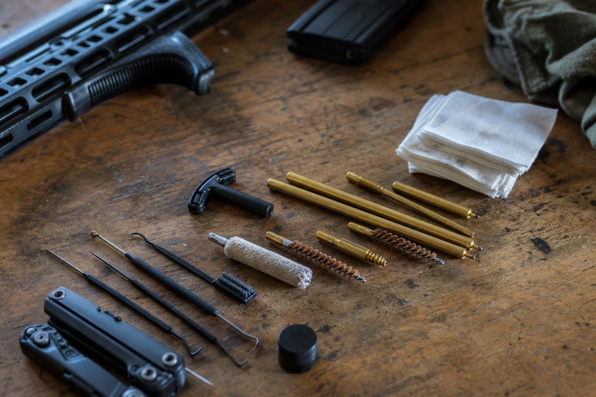 essential AR-15 cleaning tools for bore and bolt carrier group maintenance