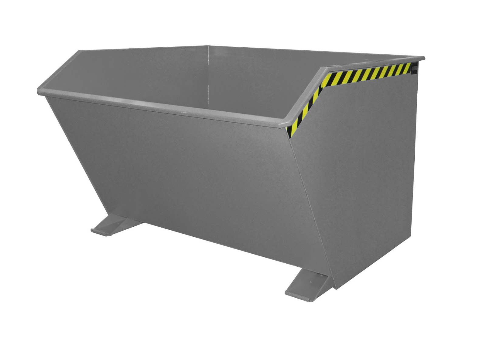 Kiepcontainer GU 2000, gelakt, Muisgrijs