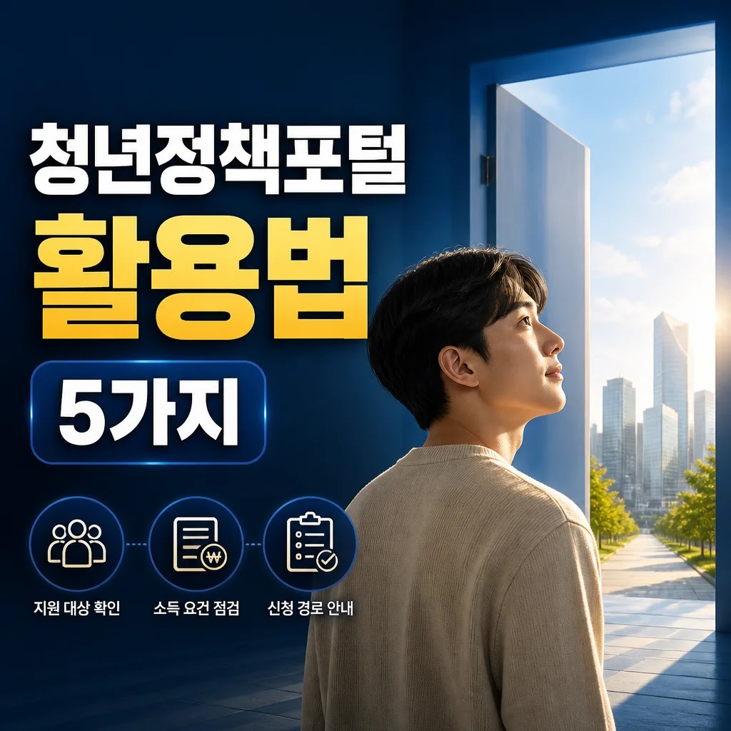 청년정책포털 활용법 5가지