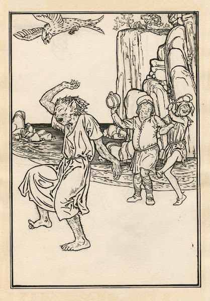 Design for full page illustration to The tempest act 2 scene 2 1900