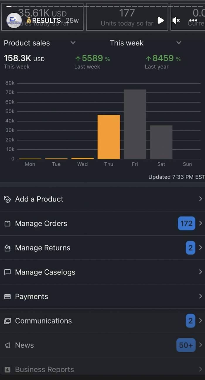 Priya sales screenshot