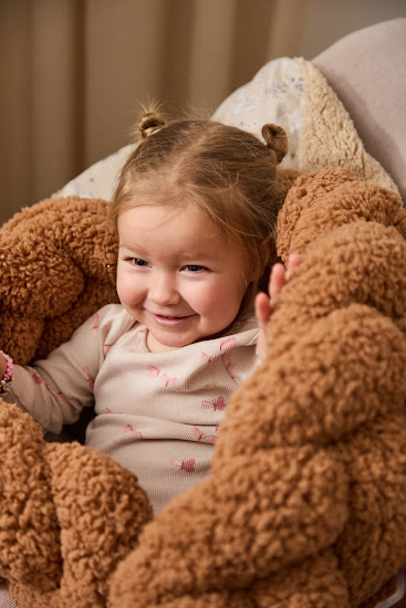 Бампер - косичка Twins 3-х пряда 120 см Teddy коричневый