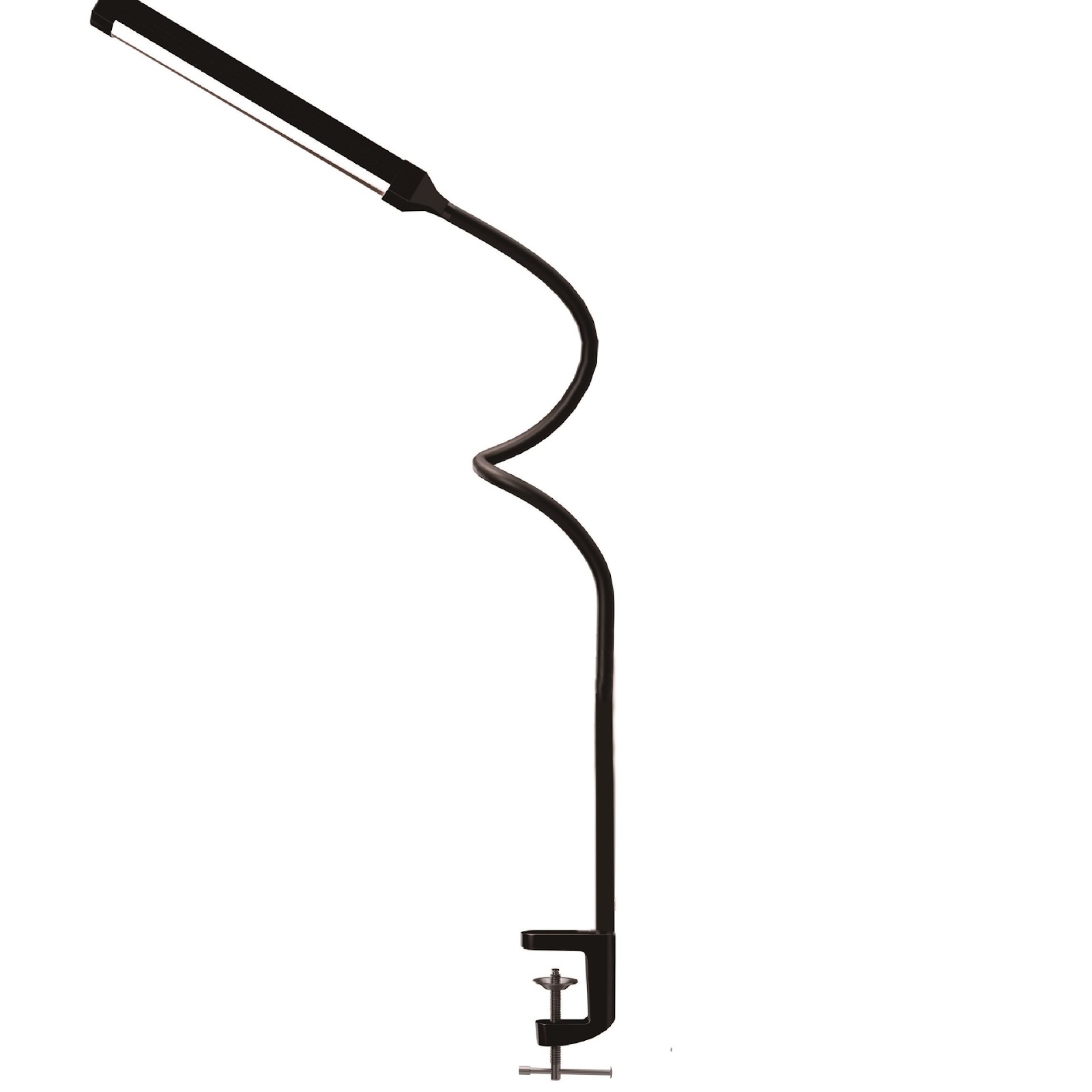 LED clip light with long arm, 60 cm