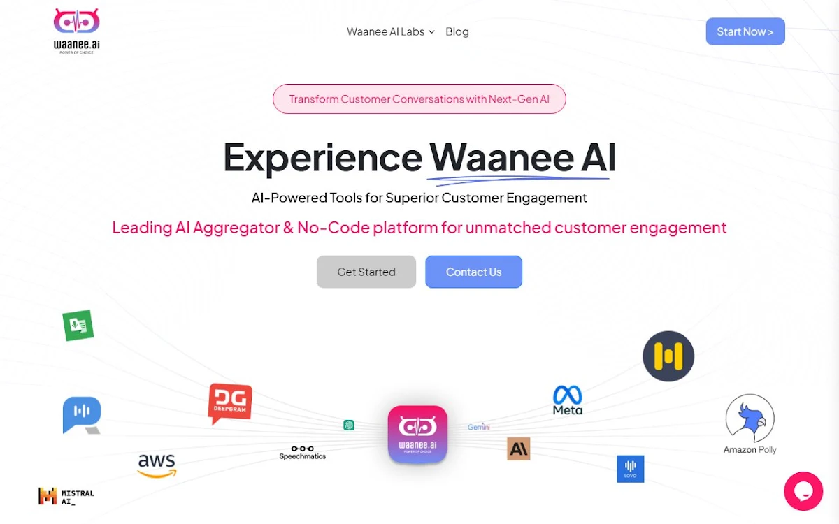 Captura de waanee.ai