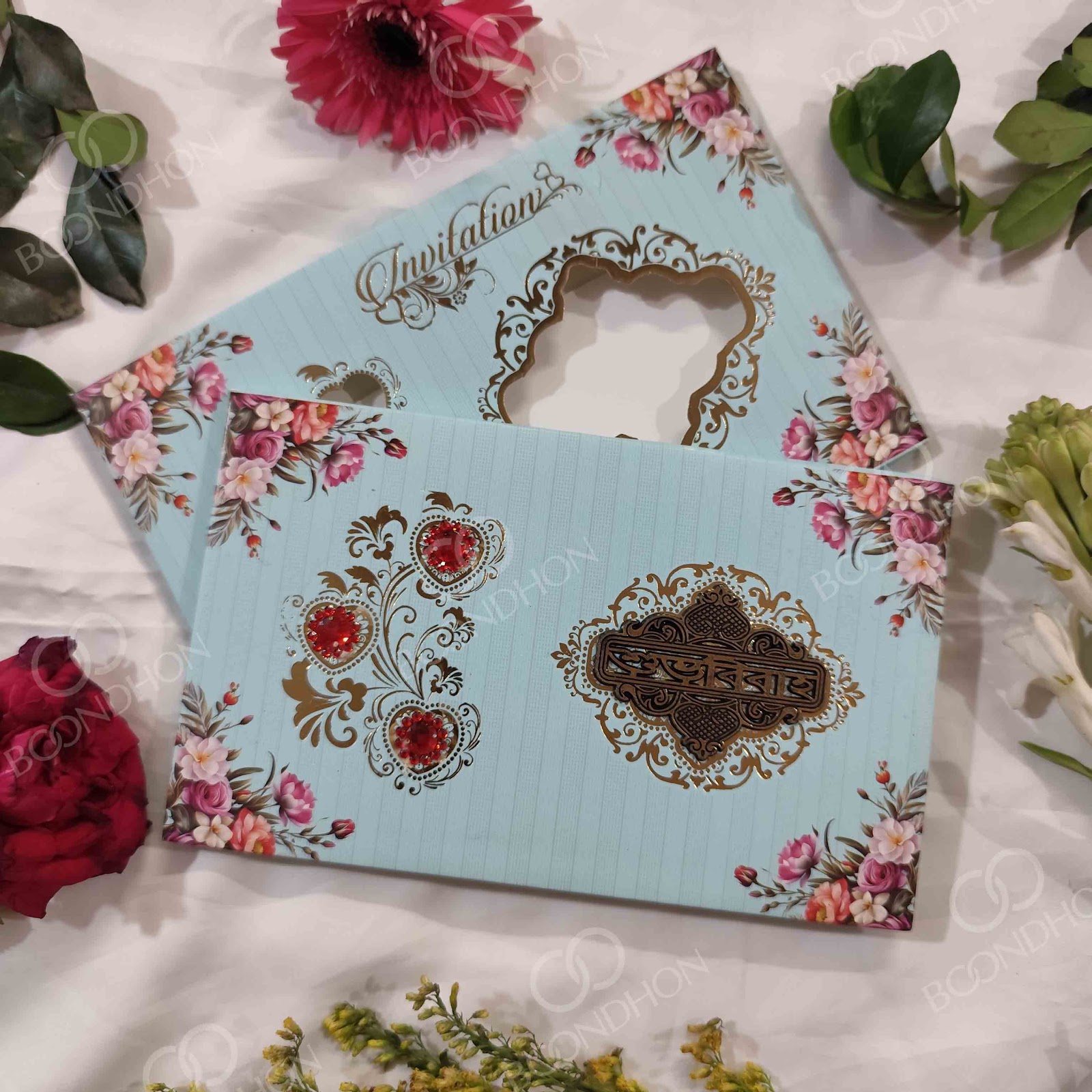 Affordable wedding card design AFF-017 - BOONDHON Manikganj
