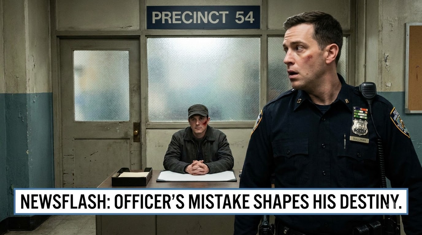 Officer Derek Sullivan Slapped The Quiet Stranger Inside Precinct 54—And Didn’t Realize He Had Just Arrested The Man Who Would Control His Entire Future.