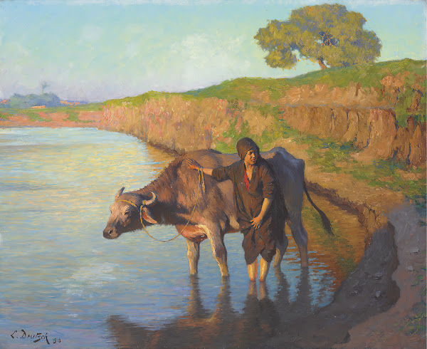 La jeune fille avec la buffle 1913