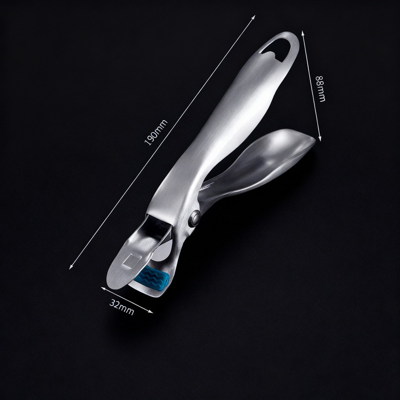 Stainless steel bowl tongs with heat protection