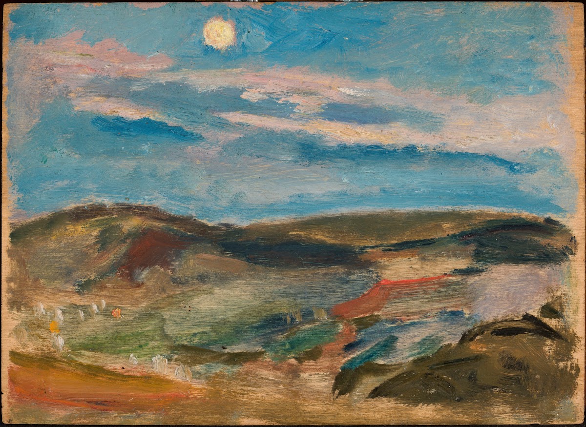 Moonlit hill 1907