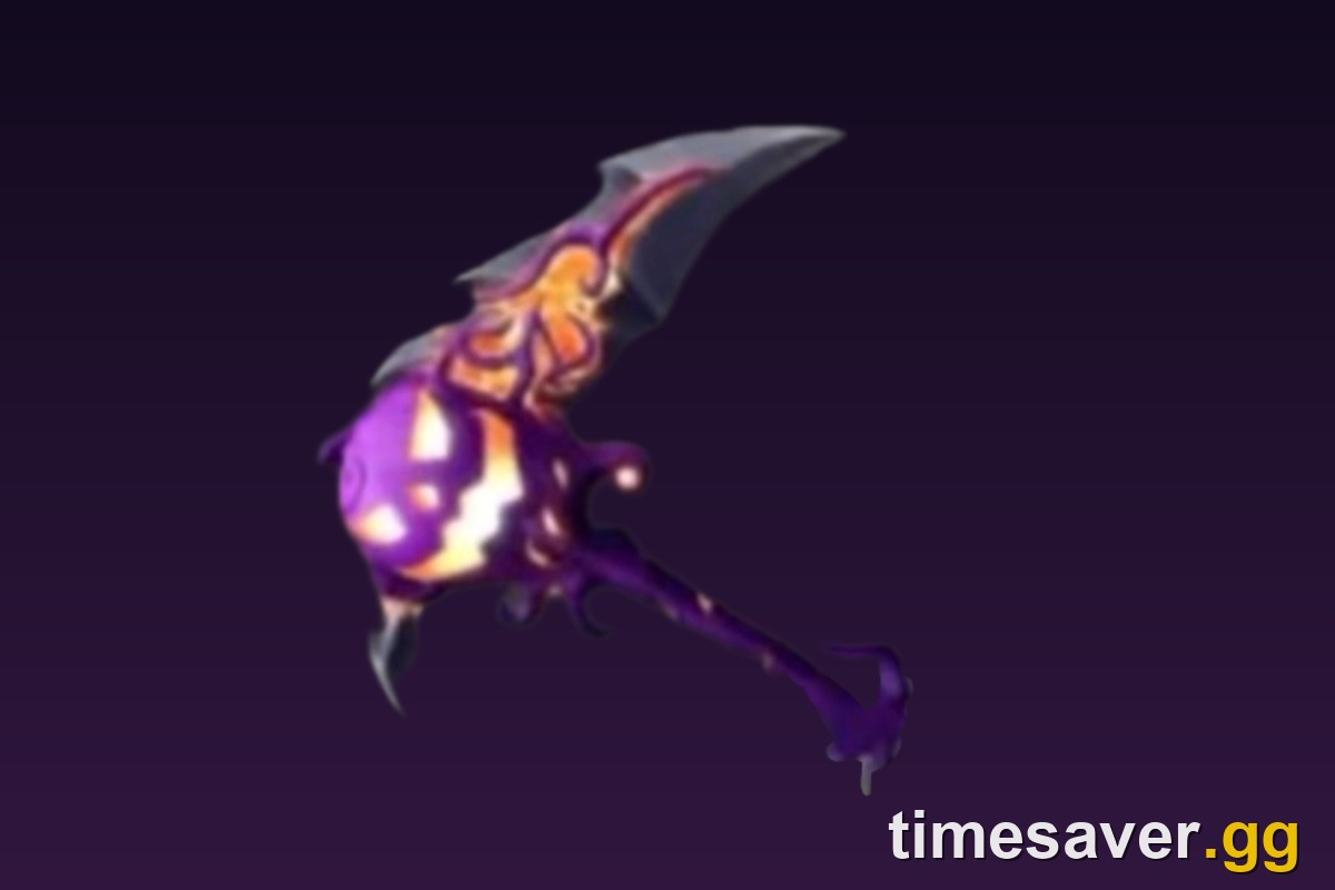 Emberscythe crescent-shaped purple and orange Ancient knife in Murder Mystery 2