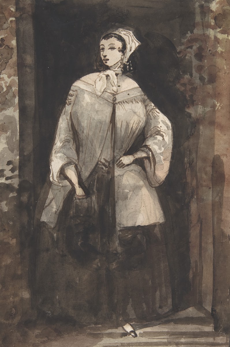 Woman Standing in a Doorway 19th century