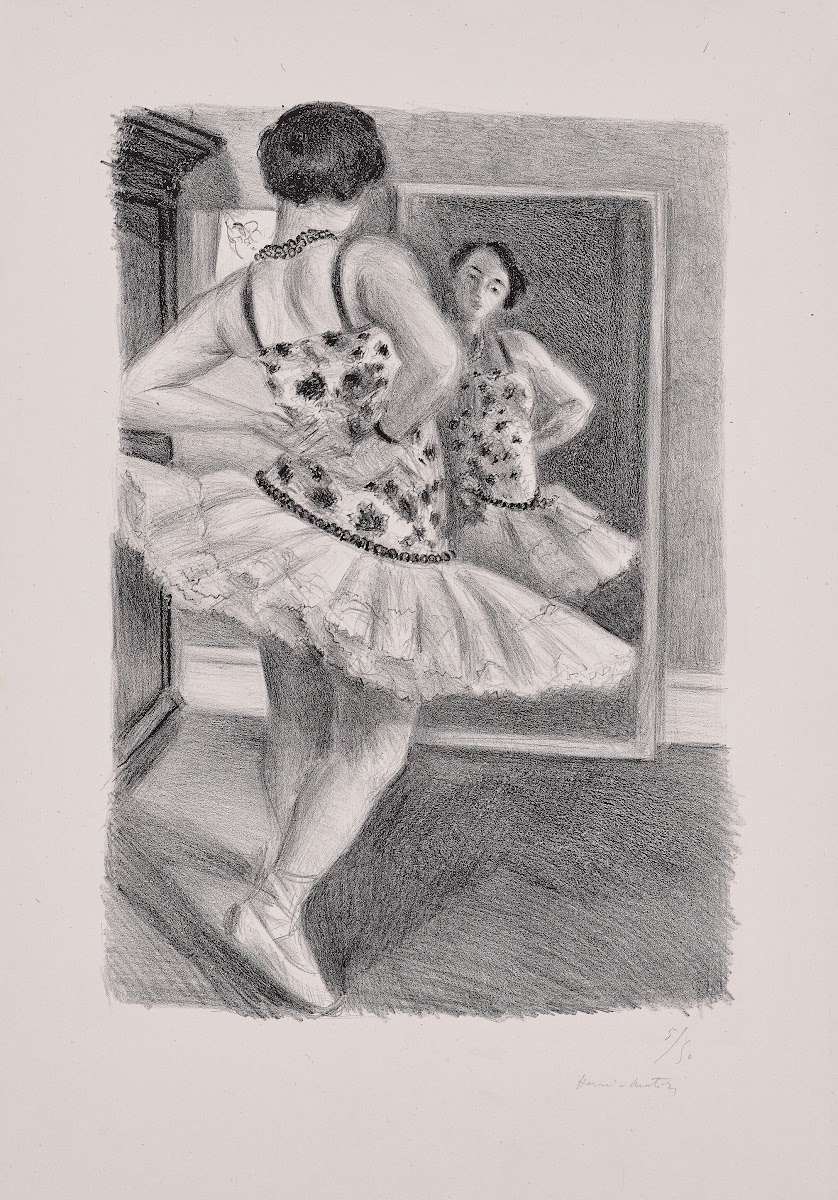 Danseuse reflétée dans la glace 1927