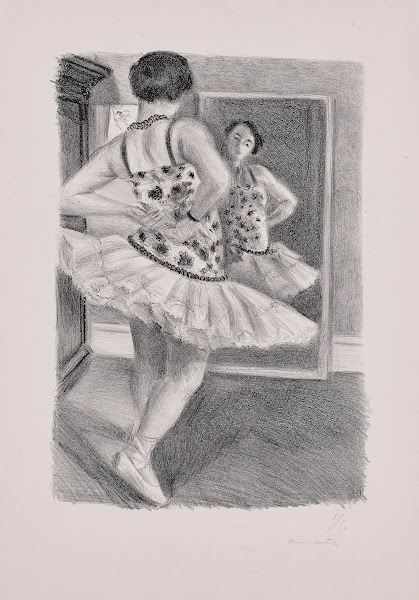 Danseuse reflétée dans la glace 1927
