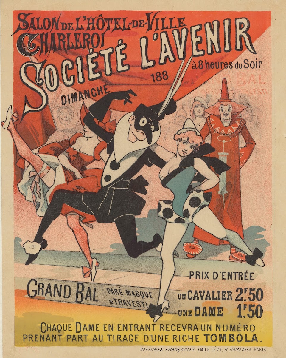 Salon De LHôTel De Ville Charleroi SociéTé LAvenir Grand Bal 1888