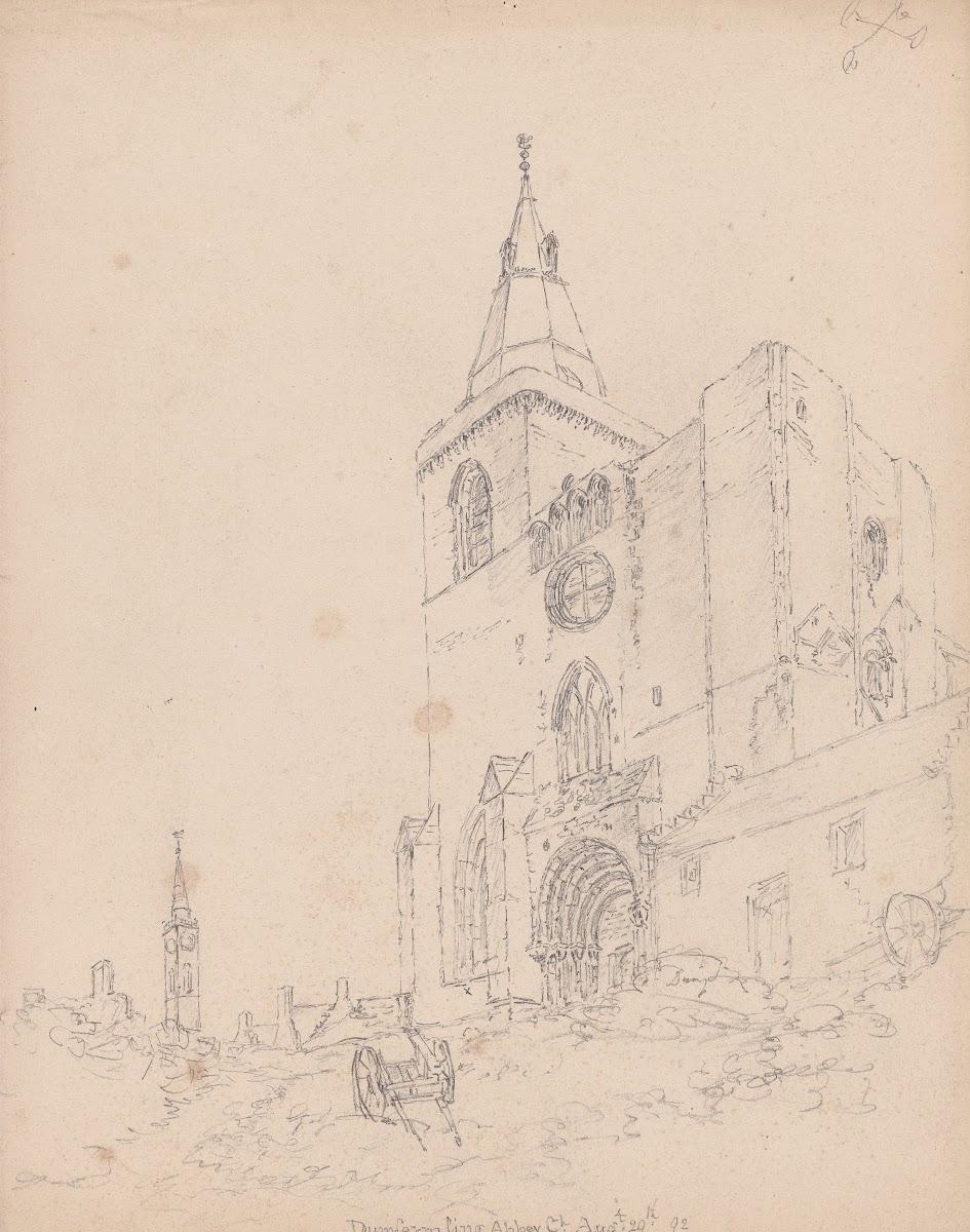 Dunfermline Abbey Scotland 1792