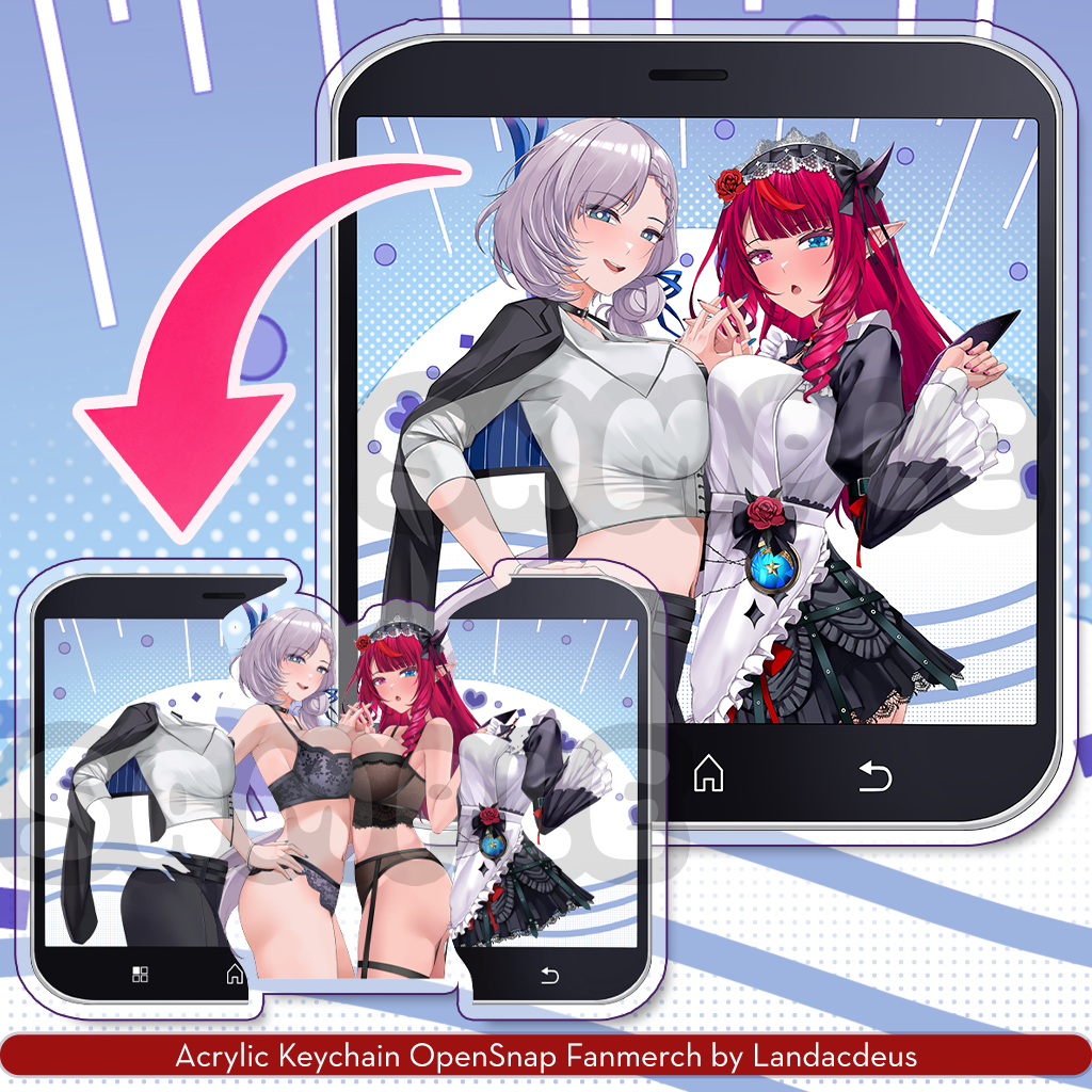 ReiRyS Snap-Open Keychain by Landacdeus