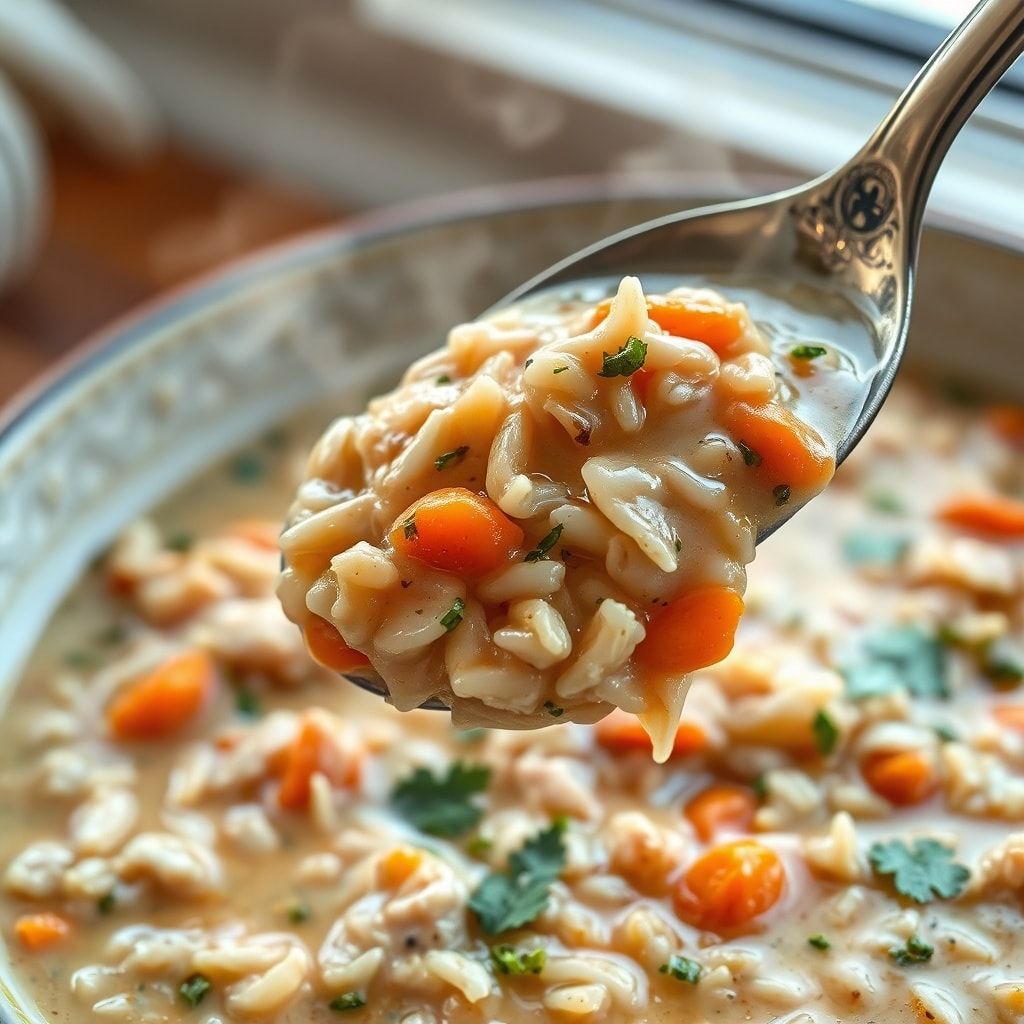 Creamy Chicken and Wild Rice Soup Recipe for Dinner – Easy One-Pot Comfort finished