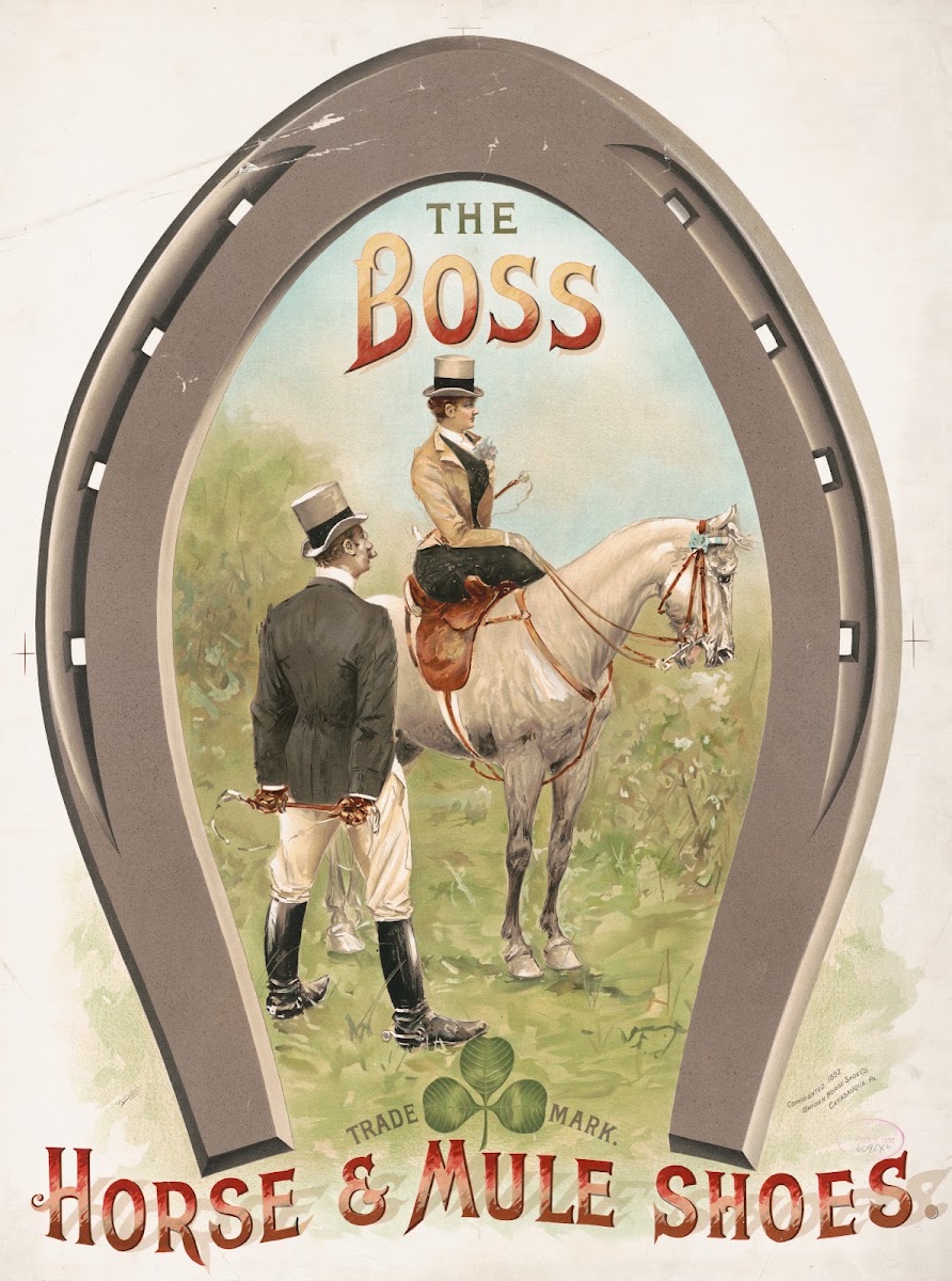 The boss horse  mule shoes 1892