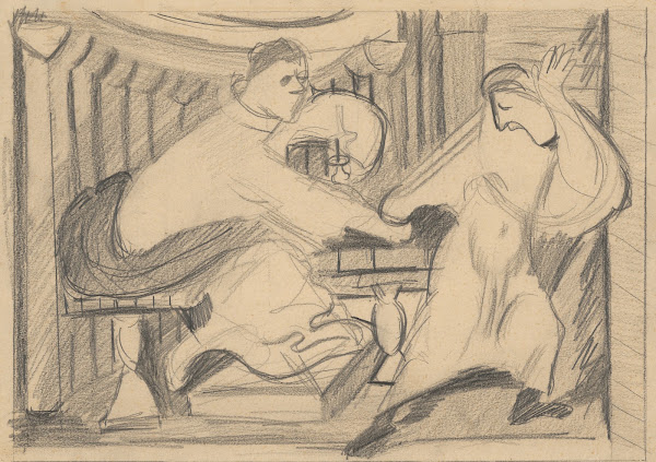 Study for the Painting Seduction 1936