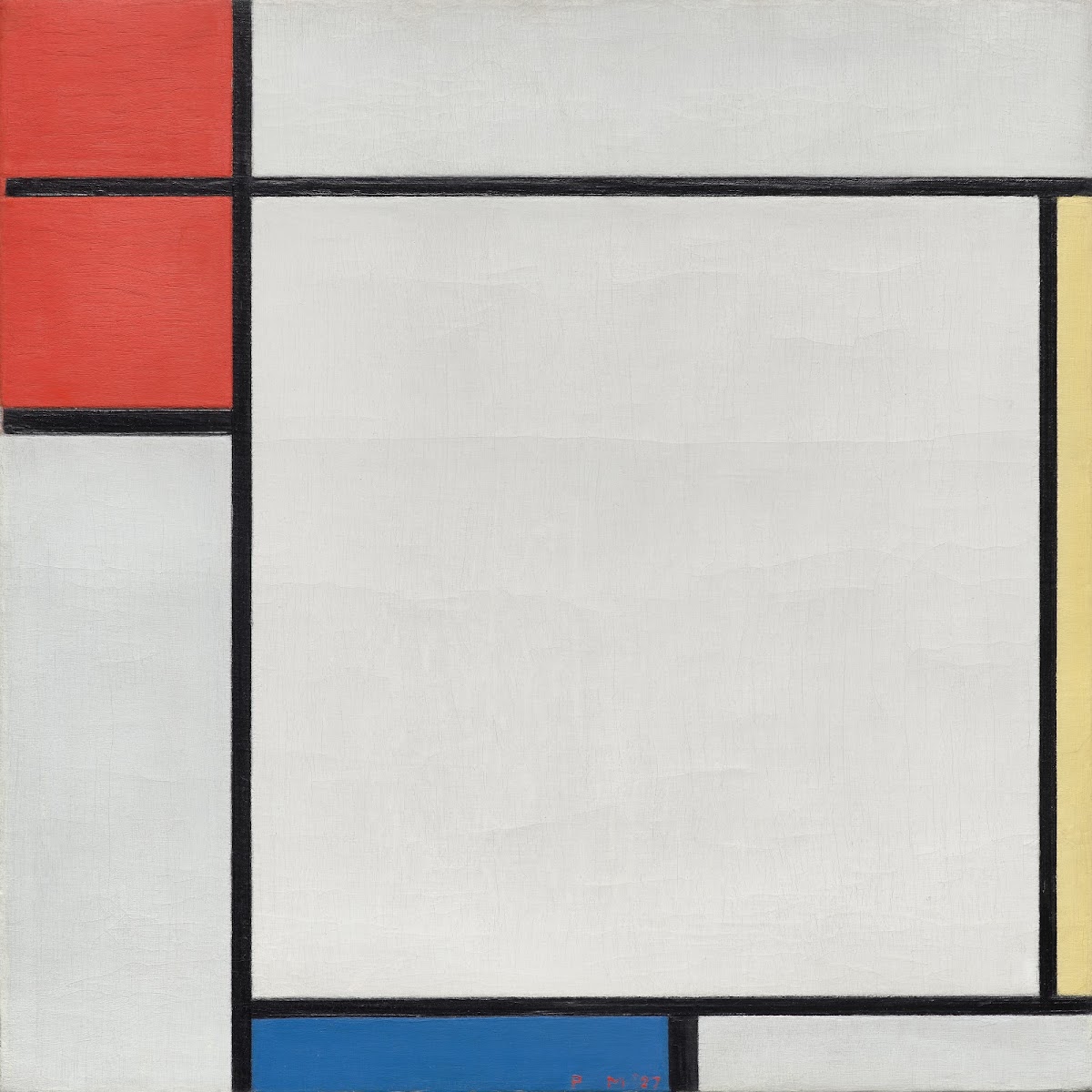 Composition with Red Yellow and Blue 1927