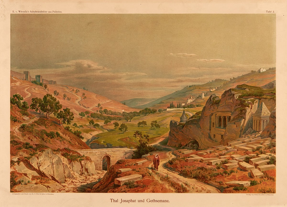 Valley of Josaphat and Gethsemane 1900