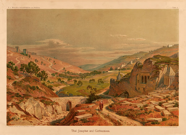 Valley of Josaphat and Gethsemane 1900